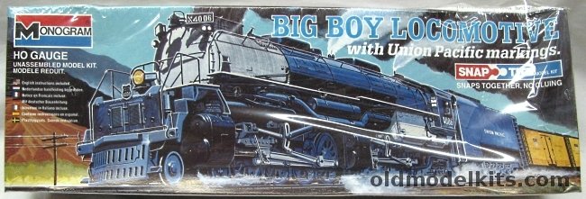 Monogram 1/87 Big Boy Locomotive Union Pacific, 1600 plastic model kit
